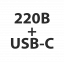 220В с USB-C