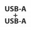 USB-A + USB-A