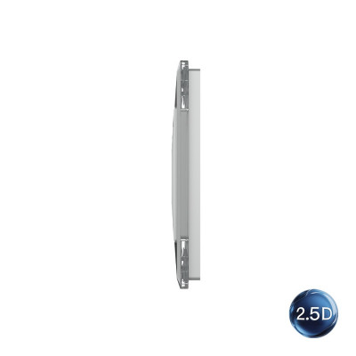 Рамка для розетки Livolo 4 поста, цвет серый, 2.5D стекло BB-C7-SR/SR/SR/SR-15 2.5D Рамка для розетки Livolo 4 поста, цвет серый, 2.5D стекло BB-C7-SR/SR/SR/SR-15 2.5D