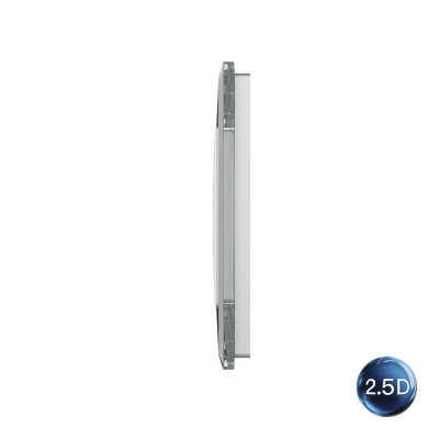 Рамка для розетки Livolo 5 постов, цвет серый, 2.5D стекло BB-C7-SR/SR/SR/SR/SR-15 2.5D Рамка для розетки Livolo 5 постов, цвет серый, 2.5D стекло BB-C7-SR/SR/SR/SR/SR-15 2.5D