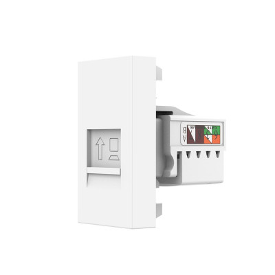 Розетка интернет RJ-45 кат. 6 Livolo, цвет белый (механизм) BB-C7-1C-11 Розетка интернет RJ-45 кат. 6 Livolo, цвет белый (механизм) BB-C7-1C-11