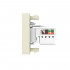 Розетка интернет RJ-45 кат. 6 Livolo, цвет жемчужный (механизм) BB-C7-1C-14 Розетка интернет RJ-45 кат. 6 Livolo, цвет жемчужный (механизм) BB-C7-1C-14