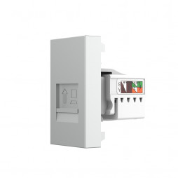 Розетка интернет RJ-45 кат. 6 Livolo, цвет серый (механизм)
