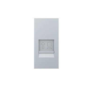 Розетка интернет RJ-45 кат. 6 Livolo, цвет серебристый / алюминий (механизм) BB-C7-1C-20 Розетка интернет RJ-45 кат. 6 Livolo, цвет серебристый / алюминий (механизм) BB-C7-1C-20