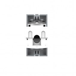 Розетка интернет RJ-45 кат. 6 Livolo, цвет серебристый / алюминий (механизм)