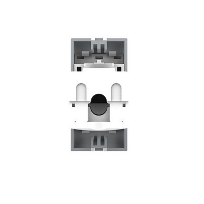 Розетка интернет RJ-45 кат. 6 Livolo, цвет серебристый / алюминий (механизм) BB-C7-1C-20 Розетка интернет RJ-45 кат. 6 Livolo, цвет серебристый / алюминий (механизм) BB-C7-1C-20