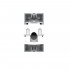 Розетка интернет RJ-45 кат. 6 Livolo, цвет серебристый / алюминий (механизм) BB-C7-1C-20 Розетка интернет RJ-45 кат. 6 Livolo, цвет серебристый / алюминий (механизм) BB-C7-1C-20