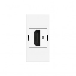 Розетка HDMI 2.0 Livolo, цвет белый (механизм)