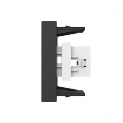 Розетка HDMI 2.0 Livolo, цвет черный (механизм)