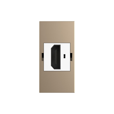 Розетка HDMI 2.0 Livolo, цвет золотой (механизм) BB-C7-1HD-13 Розетка HDMI 2.0 Livolo, цвет золотой (механизм) BB-C7-1HD-13
