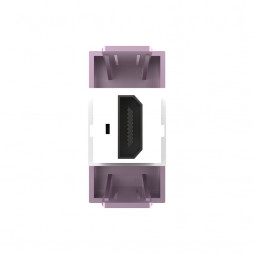 Розетка HDMI 2.0 Livolo, цвет розовый (механизм)