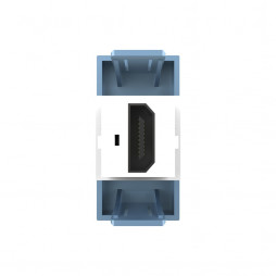 Розетка HDMI 2.0 Livolo, цвет синий (механизм)