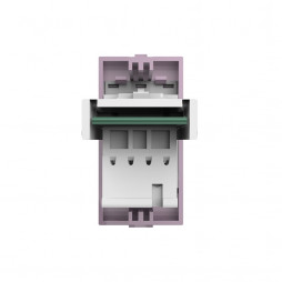 Розетка телефонная RJ-11 кат. 3 Livolo, цвет розовый (механизм)
