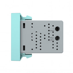 Розетка USB с блоком питания 2.1А 5В Livolo, цвет зеленый (механизм)