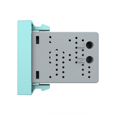 Розетка USB с блоком питания 2.1А 5В Livolo, цвет зеленый (механизм) BB-C7-1USB-18 Розетка USB с блоком питания 2.1А 5В Livolo, цвет зеленый (механизм) BB-C7-1USB-18