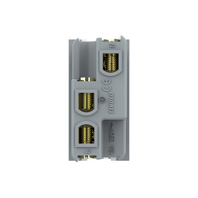Розетка электрическая 1/2 с заземлением 13A Livolo, цвет черный (механизм) BB-C7-C1CH-12 Розетка электрическая 1/2 с заземлением 13A Livolo, цвет черный (механизм) BB-C7-C1CH-12