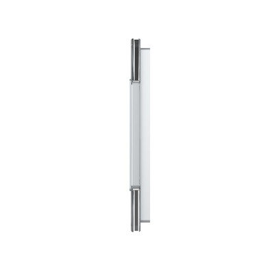 Панель для двух сенсорных выключателей и розетки Livolo, 3 клавиши (2+1), цвет серебристый / алюминий, стекло BB-C7-C2/C1/SR-20 Панель для двух сенсорных выключателей и розетки Livolo, 3 клавиши (2+1), цвет серебристый / алюминий, стекло BB-C7-C2/C1/SR-20