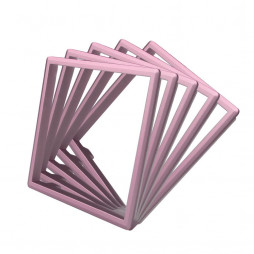 Декоративная рамка, цвет розовый