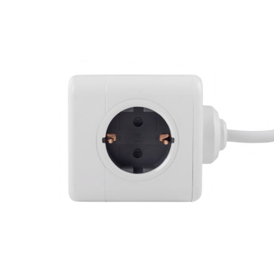 Удлинитель Cube Extended 5 Euro 16A, кабель 1, 5м RocketSocket, цвет белый-серый GNS1403 Удлинитель Cube Extended 5 Euro 16A, кабель 1, 5м RocketSocket, цвет белый-серый GNS1403