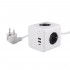 Удлинитель Cube Extended 4 Euro 16A, 3 USB 2A+C с блоком 5В/3.0А, кабель 1, 5м RocketSocket, цвет белый-серый GNS1405 Удлинитель Cube Extended 4 Euro 16A, 3 USB 2A+C с блоком 5В/3.0А, кабель 1, 5м RocketSocket, цвет белый-серый GNS1405