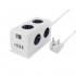 Удлинитель BiCube Extended 6 Euro 16A, 4 USB 3A+C с блоком 5В/3.1А, кабель 1, 5м RocketSocket, цвет белый-серый GNS5003 Удлинитель BiCube Extended 6 Euro 16A, 4 USB 3A+C с блоком 5В/3.1А, кабель 1, 5м RocketSocket, цвет белый-серый GNS5003