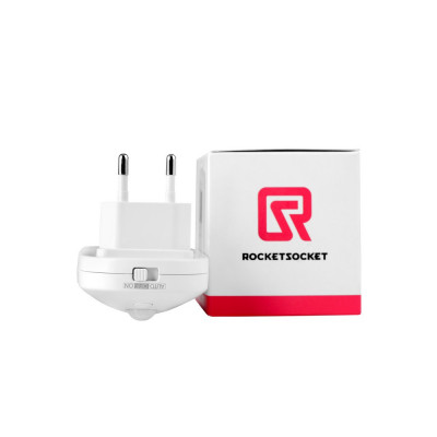 Ночник светодиодный с датчиком движения овальный RocketSocket, Вкл/Выкл/Авто, 3 режима яркости, теплый белый свет, 0.5Вт, цвет белый RS-791A Ночник светодиодный с датчиком движения овальный RocketSocket, Вкл/Выкл/Авто, 3 режима яркости, теплый белый свет, 0.5Вт, цвет белый RS-791A