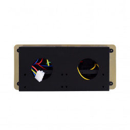 Розетка горизонтальная выдвижная 2 Euro 16A, 2 USB A с блоком 5В/2.1А RocketSocket, проводка, цвет золотой