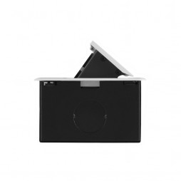 Розетка горизонтальная выдвижная 2 Euro 16A, 2 USB A с блоком 5В/2.1А RocketSocket, проводка, цвет белый