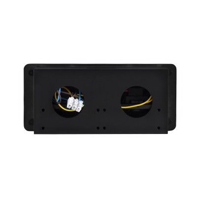 Розетка горизонтальная выдвижная 2 Euro 16A, 2 USB A с блоком 5В/2.1А, RJ45 RocketSocket, проводка, цвет черный SHS020-B Розетка горизонтальная выдвижная 2 Euro 16A, 2 USB A с блоком 5В/2.1А, RJ45 RocketSocket, проводка, цвет черный SHS020-B