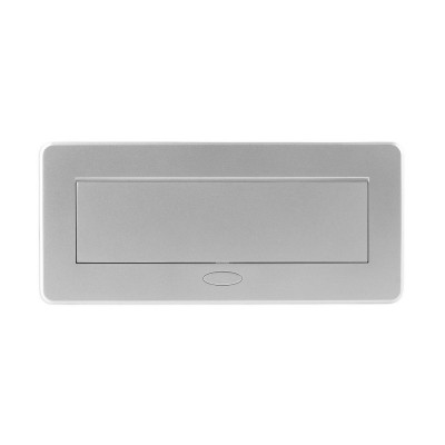 Розетка горизонтальная выдвижная 2 Euro 16A, 2 USB A с блоком 5В/2.1А, RJ45 RocketSocket, проводка, цвет серый SHS020-S Розетка горизонтальная выдвижная 2 Euro 16A, 2 USB A с блоком 5В/2.1А, RJ45 RocketSocket, проводка, цвет серый SHS020-S