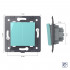 Двухклавишная механическая кнопка (звонок) Livolo, цвет зеленый (механизм) VL-C7-K2H-18 Двухклавишная механическая кнопка (звонок) Livolo, цвет зеленый (механизм) VL-C7-K2H-18