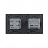 Одноклавишный сенсорный выключатель с розеткой Livolo, 2 поста, цвет черный VL-C701/C7C1EU-12 Одноклавишный сенсорный выключатель с розеткой Livolo, 2 поста, цвет черный VL-C701/C7C1EU-12