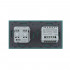 Двухклавишный сенсорный выключатель с розеткой Livolo, 2 поста, цвет зеленый VL-C702/C7C1EU-18 Двухклавишный сенсорный выключатель с розеткой Livolo, 2 поста, цвет зеленый VL-C702/C7C1EU-18
