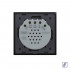 Сенсорный выключатель для штор Livolo сухой контакт, 1 пост, цвет черный VL-C702W-12 Сенсорный выключатель для штор Livolo сухой контакт, 1 пост, цвет черный VL-C702W-12