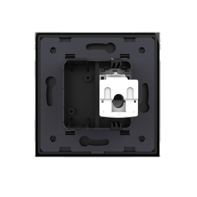 Розетка интернет одинарная RJ-45 кат.6 Livolo, 1 пост, цвет черный VL-C791C-12 Розетка интернет одинарная RJ-45 кат.6 Livolo, 1 пост, цвет черный VL-C791C-12