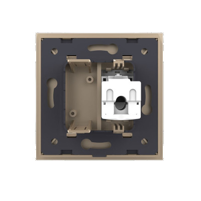 Розетка интернет одинарная RJ-45 кат.6 Livolo, 1 пост, цвет золотой VL-C791C-13 Розетка интернет одинарная RJ-45 кат.6 Livolo, 1 пост, цвет золотой VL-C791C-13
