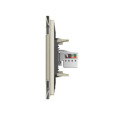 Розетка интернет одинарная RJ-45 кат.6 Livolo, 1 пост, цвет жемчужный VL-C791C-14 Розетка интернет одинарная RJ-45 кат.6 Livolo, 1 пост, цвет жемчужный VL-C791C-14