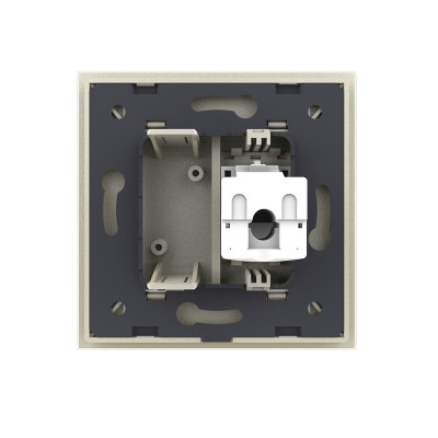 Розетка интернет одинарная RJ-45 кат.6 Livolo, 1 пост, цвет жемчужный VL-C791C-14 Розетка интернет одинарная RJ-45 кат.6 Livolo, 1 пост, цвет жемчужный VL-C791C-14