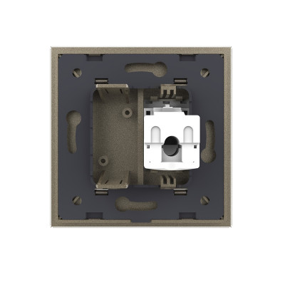 Розетка интернет одинарная RJ-45 кат.6 Livolo, 1 пост, цвет шампань VL-C791C-16 Розетка интернет одинарная RJ-45 кат.6 Livolo, 1 пост, цвет шампань VL-C791C-16