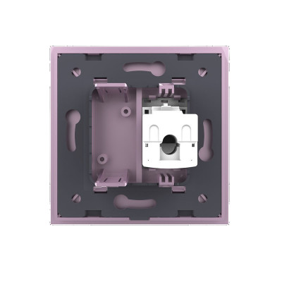Розетка интернет одинарная RJ-45 кат.6 Livolo, 1 пост, цвет розовый VL-C791C-17 Розетка интернет одинарная RJ-45 кат.6 Livolo, 1 пост, цвет розовый VL-C791C-17