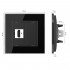 Розетка HDMI 2.0 одинарная Livolo, 1 пост, цвет черный VL-C791HD-12 Розетка HDMI 2.0 одинарная Livolo, 1 пост, цвет черный VL-C791HD-12