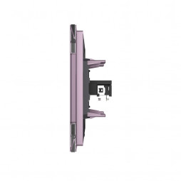 Розетка микрофон TRS 6.3 JACK одинарная Livolo, 1 пост, цвет розовый