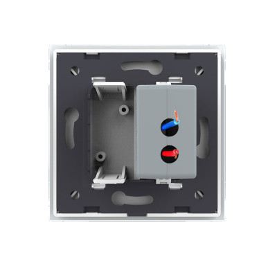 Розетка с одним USB type-A, блоком питания 5В 2.1А Livolo, 1 пост, цвет белый VL-C791USB-11 Розетка с одним USB type-A, блоком питания 5В 2.1А Livolo, 1 пост, цвет белый VL-C791USB-11