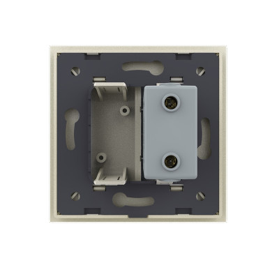 Розетка с одним USB type-A, блоком питания 5В 2.1А Livolo, 1 пост, цвет жемчужный VL-C791USB-14 Розетка с одним USB type-A, блоком питания 5В 2.1А Livolo, 1 пост, цвет жемчужный VL-C791USB-14