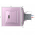 Розетка с одним USB type-A, блоком питания 5В 2.1А Livolo, 1 пост, цвет розовый VL-C791USB-17 Розетка с одним USB type-A, блоком питания 5В 2.1А Livolo, 1 пост, цвет розовый VL-C791USB-17