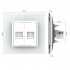 Розетка интернет двойная RJ-45 кат.6 Livolo, 1 пост, цвет белый VL-C792C-11 Розетка интернет двойная RJ-45 кат.6 Livolo, 1 пост, цвет белый VL-C792C-11