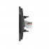 Розетка интернет двойная RJ-45 кат.6 Livolo, 1 пост, цвет черный VL-C792C-12 Розетка интернет двойная RJ-45 кат.6 Livolo, 1 пост, цвет черный VL-C792C-12
