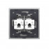Розетка интернет двойная RJ-45 кат.6 Livolo, 1 пост, цвет серый VL-C792C-15 Розетка интернет двойная RJ-45 кат.6 Livolo, 1 пост, цвет серый VL-C792C-15
