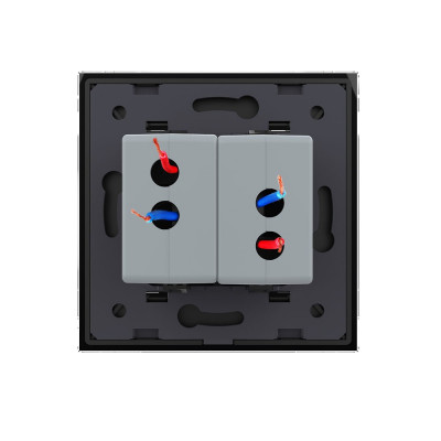 Розетка с двумя USB type-A, блоком питания 5В 2.1А Livolo, 1 пост, цвет черный VL-C792USB-12 Розетка с двумя USB type-A, блоком питания 5В 2.1А Livolo, 1 пост, цвет черный VL-C792USB-12