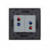 Розетка с двумя USB type-A, блоком питания 5В 2.1А Livolo, 1 пост, цвет черный VL-C792USB-12 Розетка с двумя USB type-A, блоком питания 5В 2.1А Livolo, 1 пост, цвет черный VL-C792USB-12